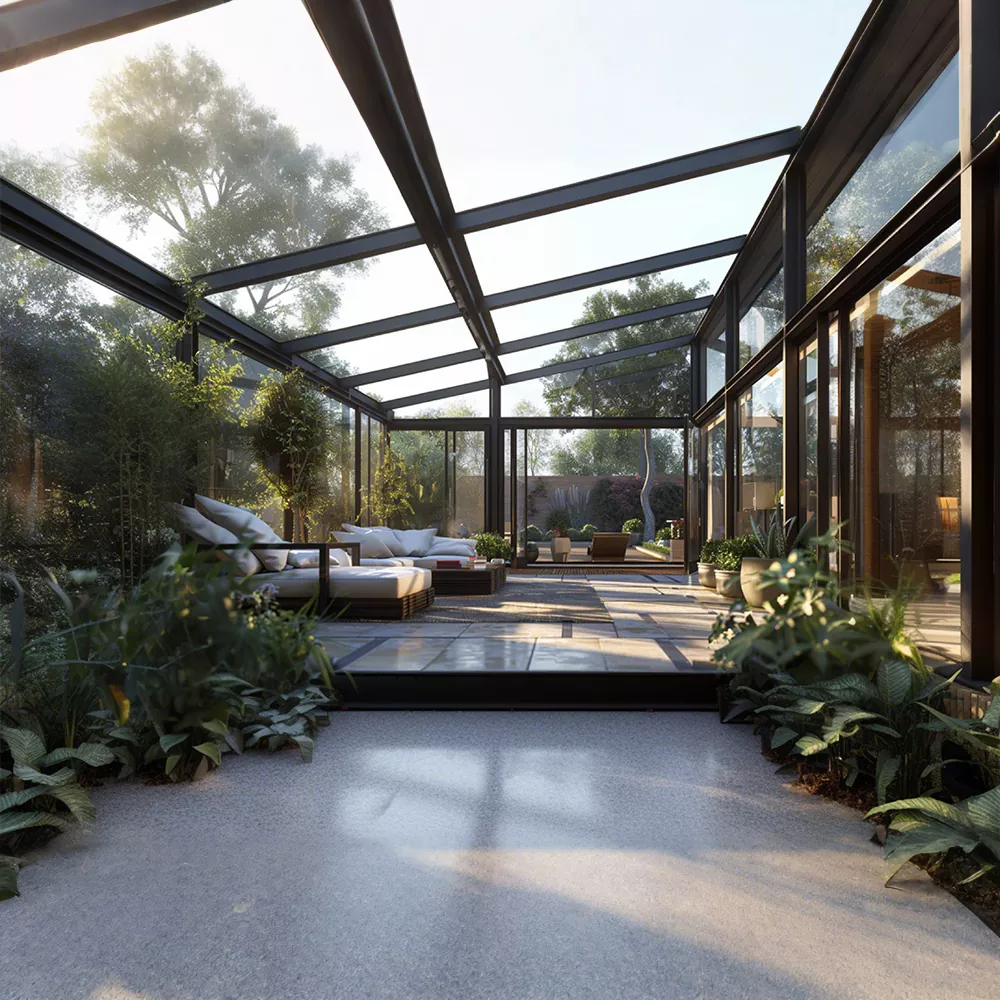 ห้องซันพร้อมบานเกล็ดกลาง